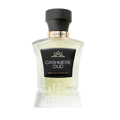 H HABIBI Cashmere Oud bottle shows a rich aroma for lasting evenings.