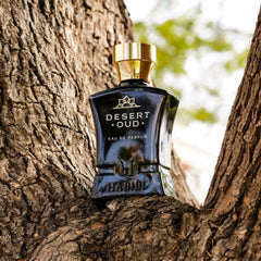 Floral heart of Jasmine and Rose in Desert Oud