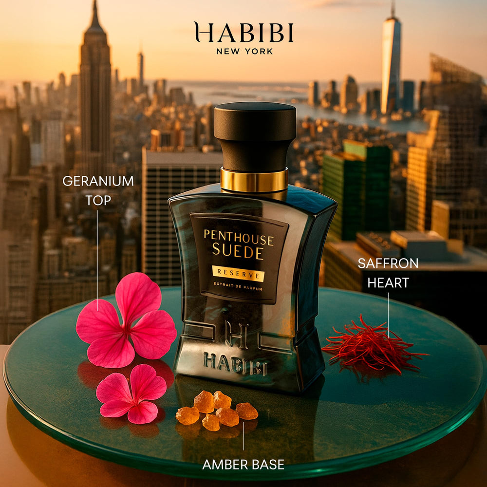 Top notes image featuring pink pepper and bergamot for a vibrant opening