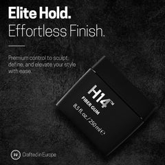 H14 Fiber Gum light-weight-finish delivers a touchable, non-greasy feel.