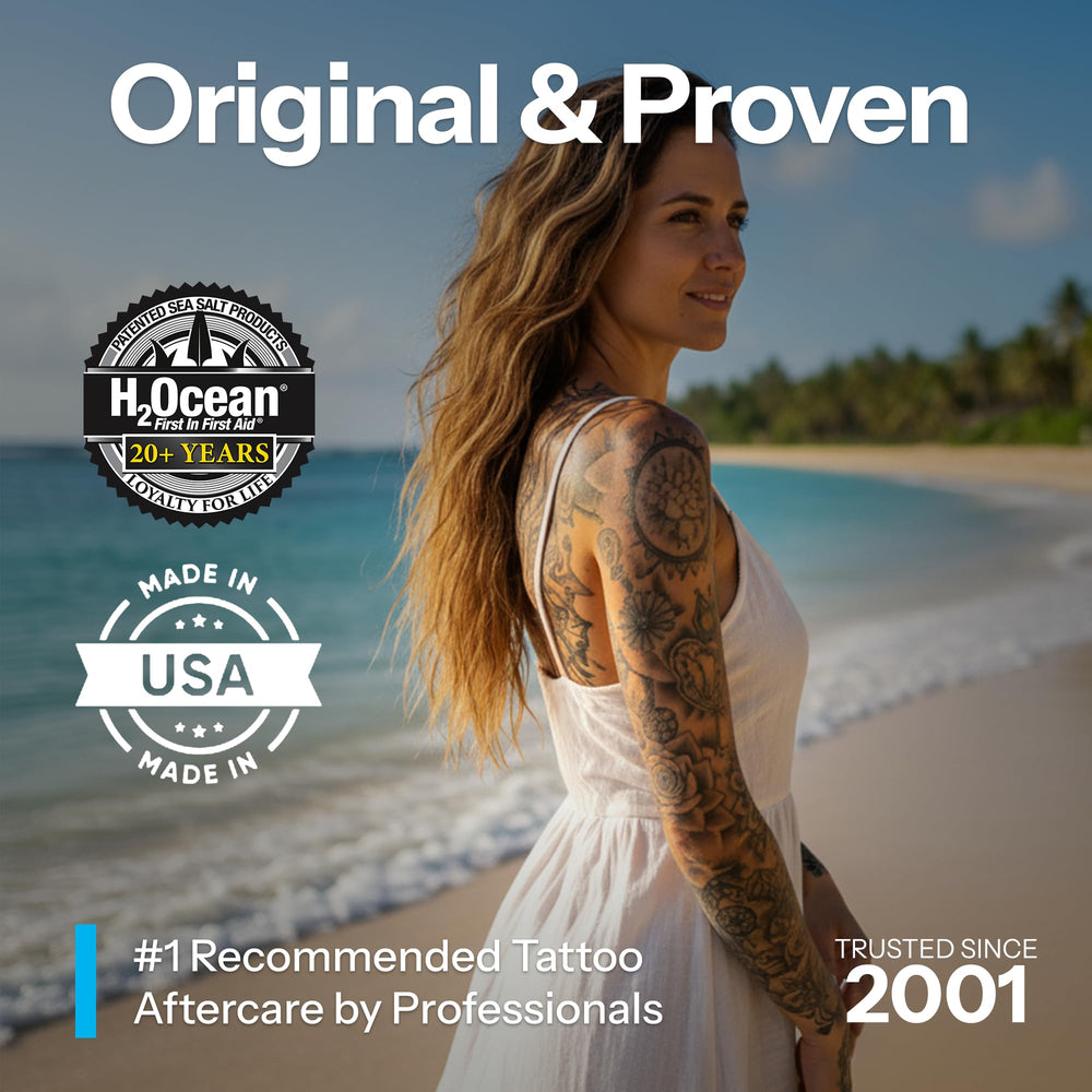 H2Ocean Blue Green Foam Soap is alcohol-free for gentle cleansing