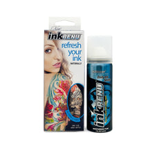 H2Ocean InkRenu color-enhancing tattoo foam bottle for revived tattoo colors