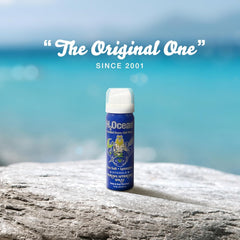 H2Ocean original formulation 2001 label highlighting pioneering piercing aftercare.