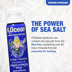 H2Ocean red sea salt mineral image emphasizing minerals for faster recovery.