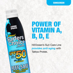 H2Ocean Surfers Choice 2-pack packaging ready for family sun care