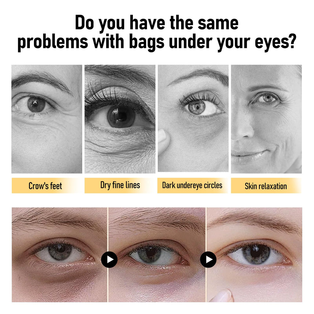HACIRFE Elegacell eye-tightener cream texture highlights smooth, fast-absorbing formula for daytime use.