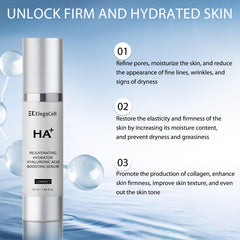 Nighttime HACIRFE routine with serum next to moisturizer