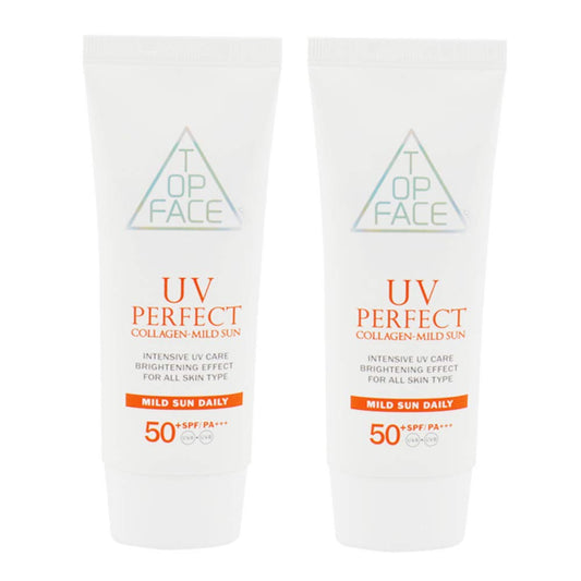 Hackerdom arraTOPFACE bottle close-up showing creamy sunscreen texture ideal for sensitive skin