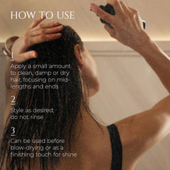 HADAT Hydro Miracle serum helps tame frizz on humid days.