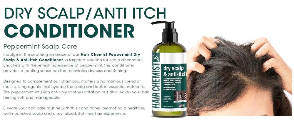 Hair Chemist Back label lists paraben-, sulfate-, phthalate-free ingredients.