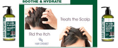 Hair Chemist Bottle top pump enables easy, mess-free dosing.