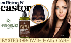 Hair Chemist shampoo bottle with Made in USA cue visible on the label.