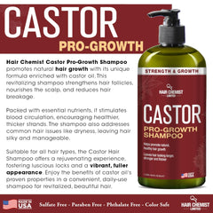 Hair Chemist Castor Pro-Growth Conditioner close-up shows bottle design