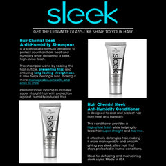 Hair Chemist Sleek Shampoo close-up lather demonstrating detangling potential