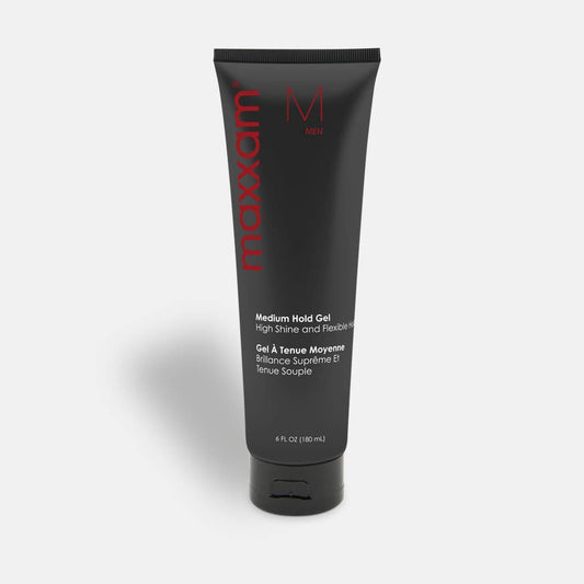 HAIR CLUB Maxxam bottle front shows sleek packaging for easy styling
