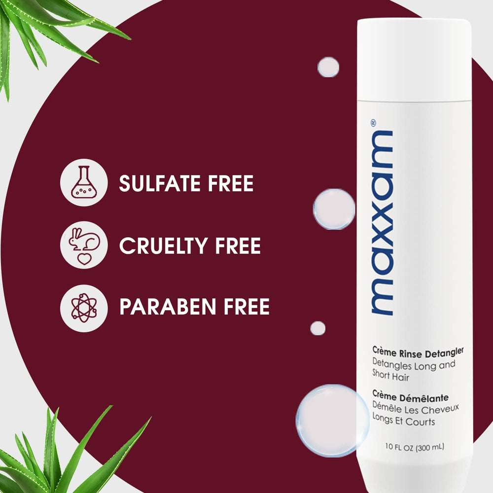 HAIR CLUB Maxxam Crème Rinse Detangler ingredients argan glycerin panthenol refresh hair