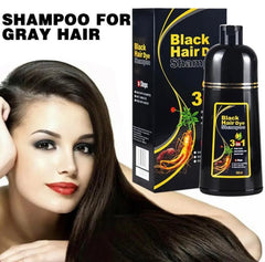 Hair Dye Color Shampoo Dark Brown 500ml bottle for seamless brown shade.