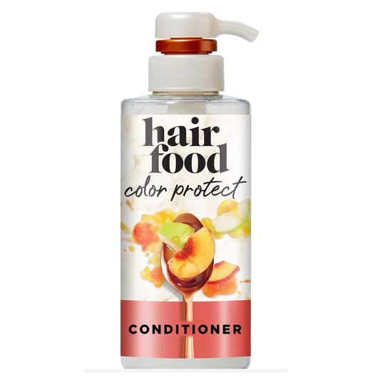 Hair Food White Nectarine & Pear Color Protect conditioner bottle for color-treated hair.
