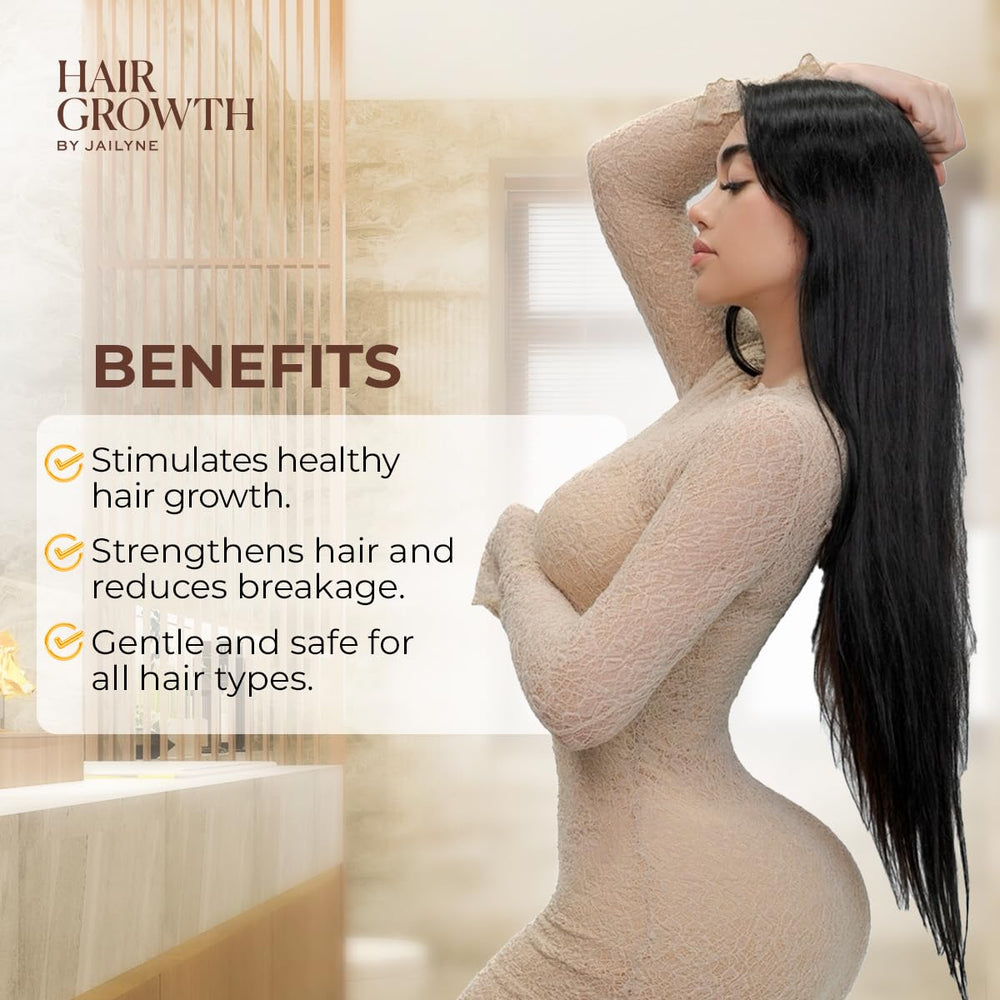Front view of Hair Growth by Jailyne Ojeda packaging box