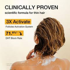 Packaging of Hair Labs Biotin Peptide Shampoo emphasizes sulfate-free, color-safe care.