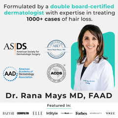 Hair Plus MD daily dose tablets illustrating four-per-day intake