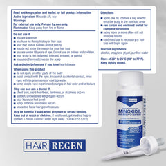 Hair Regen grooming setup on a desk for routine use.
