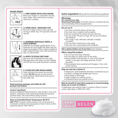 Hair Regen Minoxidil Foam for Women density look illustrates fuller-looking hair.