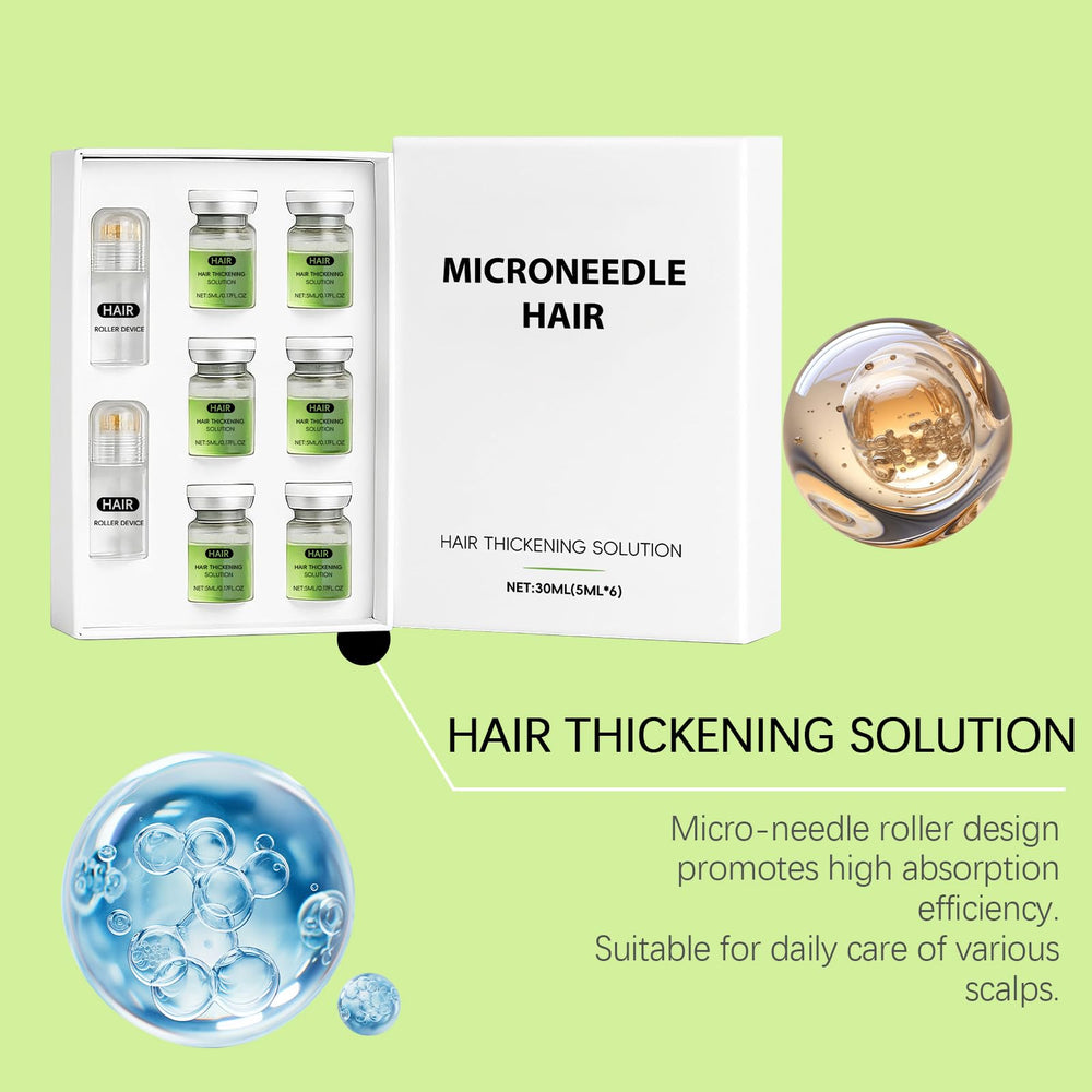 Hair Regrowth System lightweight formula dries quickly without residue.