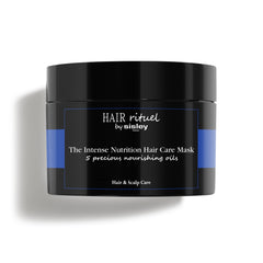 Hair Rituel by Sisley Intense Nutrition Mask packaging highlights nourishing formula for dry hair.