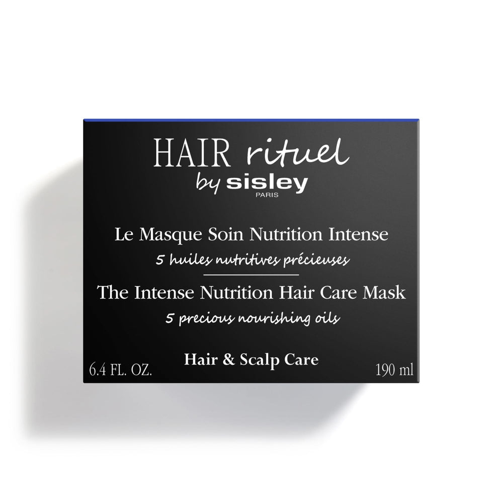 Hair Rituel by Sisley Intense Nutrition Mask bottle with fresh scent.