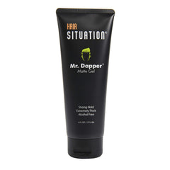 Hair Situation Mr. Dapper Matte Look application shot highlighting matte finish.