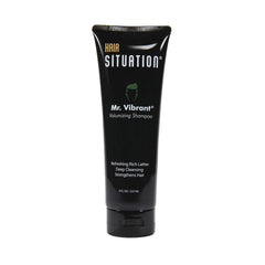 Hair Situation Mr. Vibrant Volumizing Shampoo bottle emphasizes root-to-tip fullness.