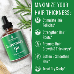 Hair Thickness Maximizer jojoba oil blend nourishes strands during treatment