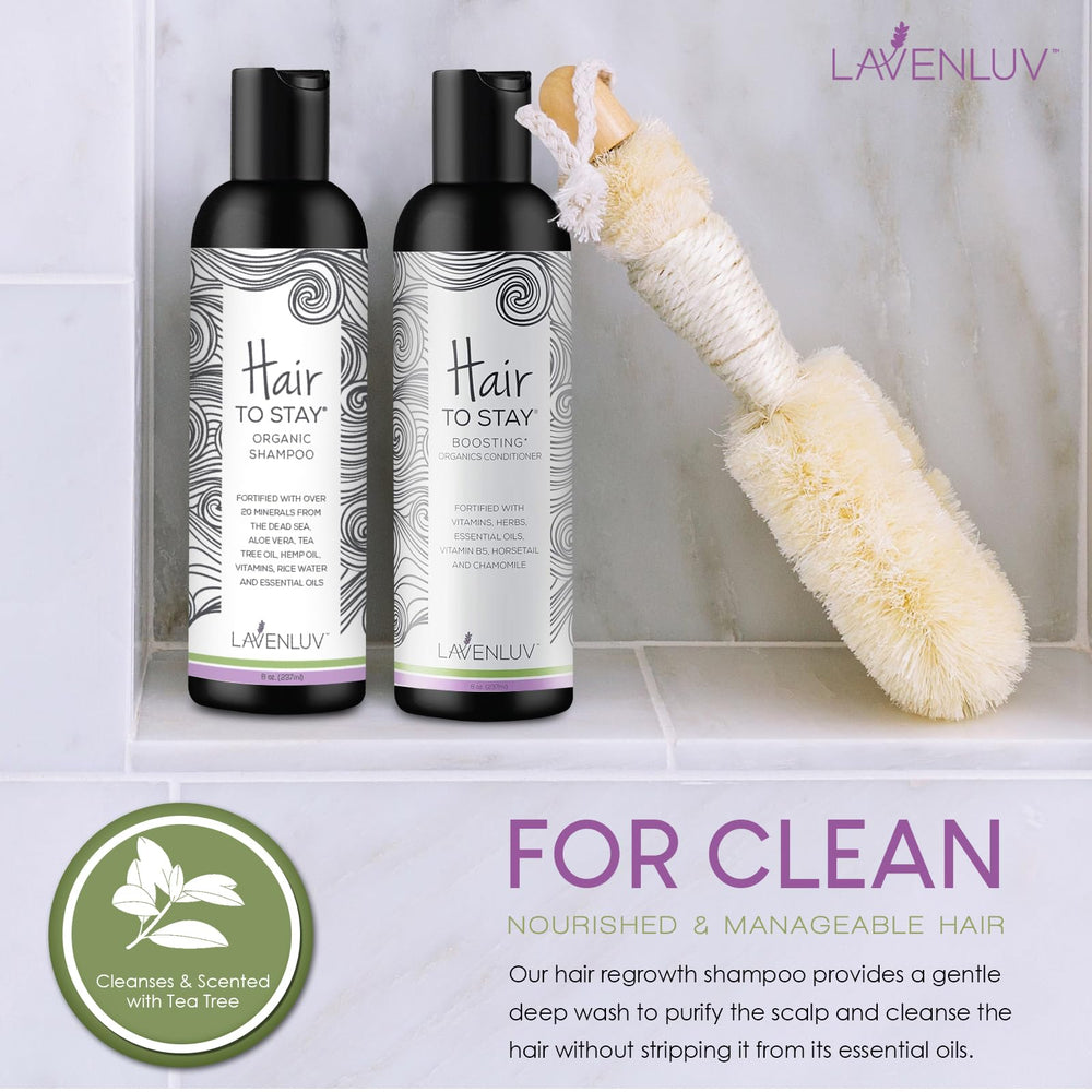 Hair to Stay adds volume and shine for fuller-looking hair