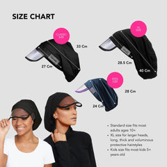 Hairbrella full hair coverage keeps you stylish regardless of weather