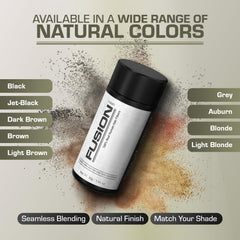 HAIRFUSION wear-tested fibers add volume and confidence in daily styling.