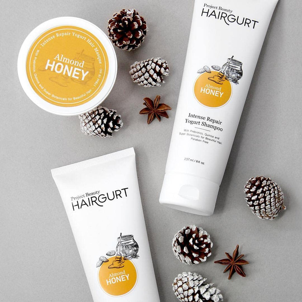 Hairgurt intense repair hair mask tub revives damaged ends with deep conditioning.
