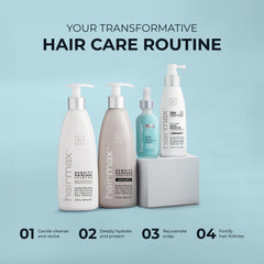 Hairmax Acceler8 scalp massage motion distributing product for thorough coverage