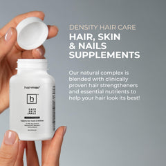 Hairmax daily dosage shot with 2 capsules per serving for overall hair health.
