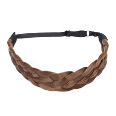 Hairro braided headband color variation note shown under different lighting conditions.