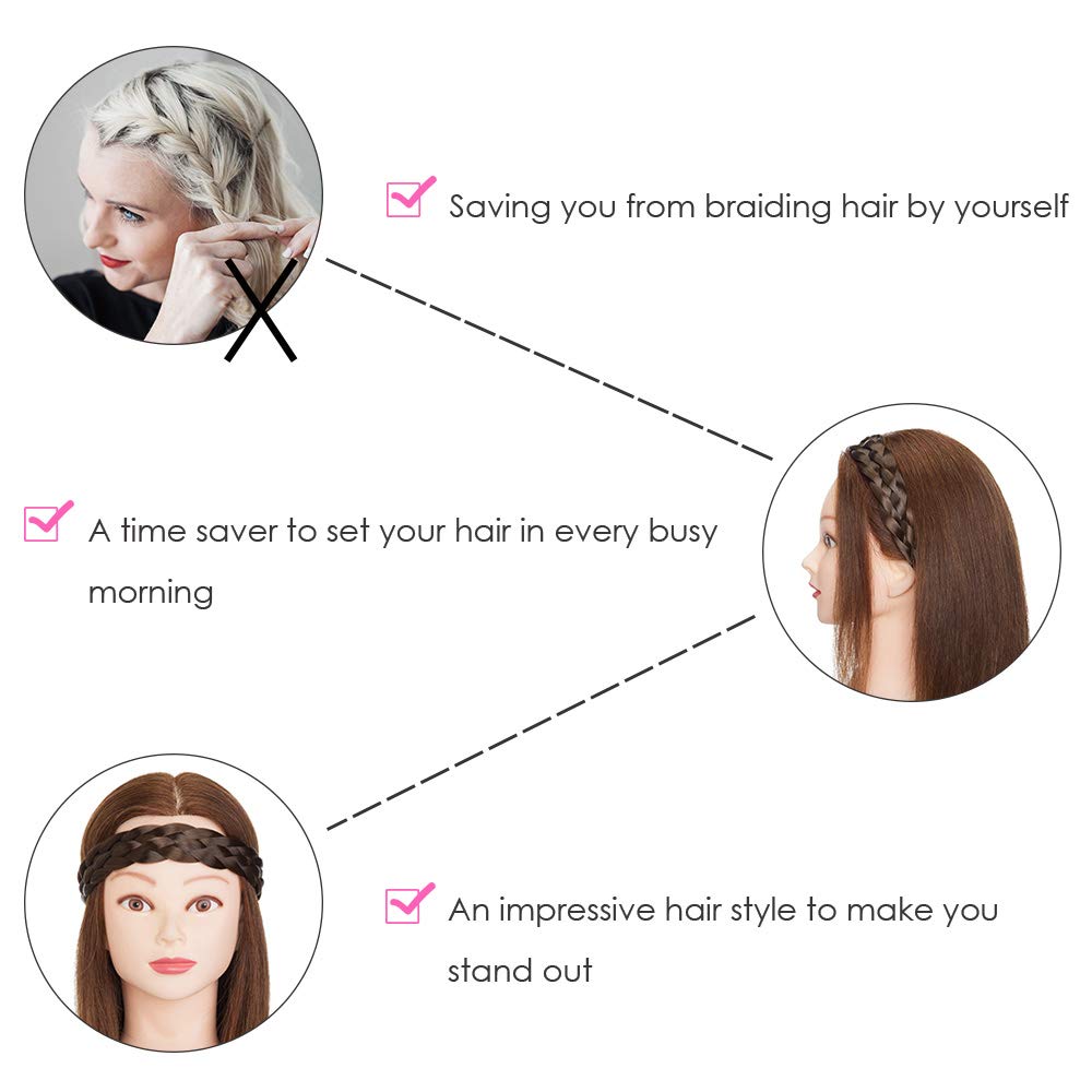 Hairro headband ready to pair with a ponytail for polished looks.