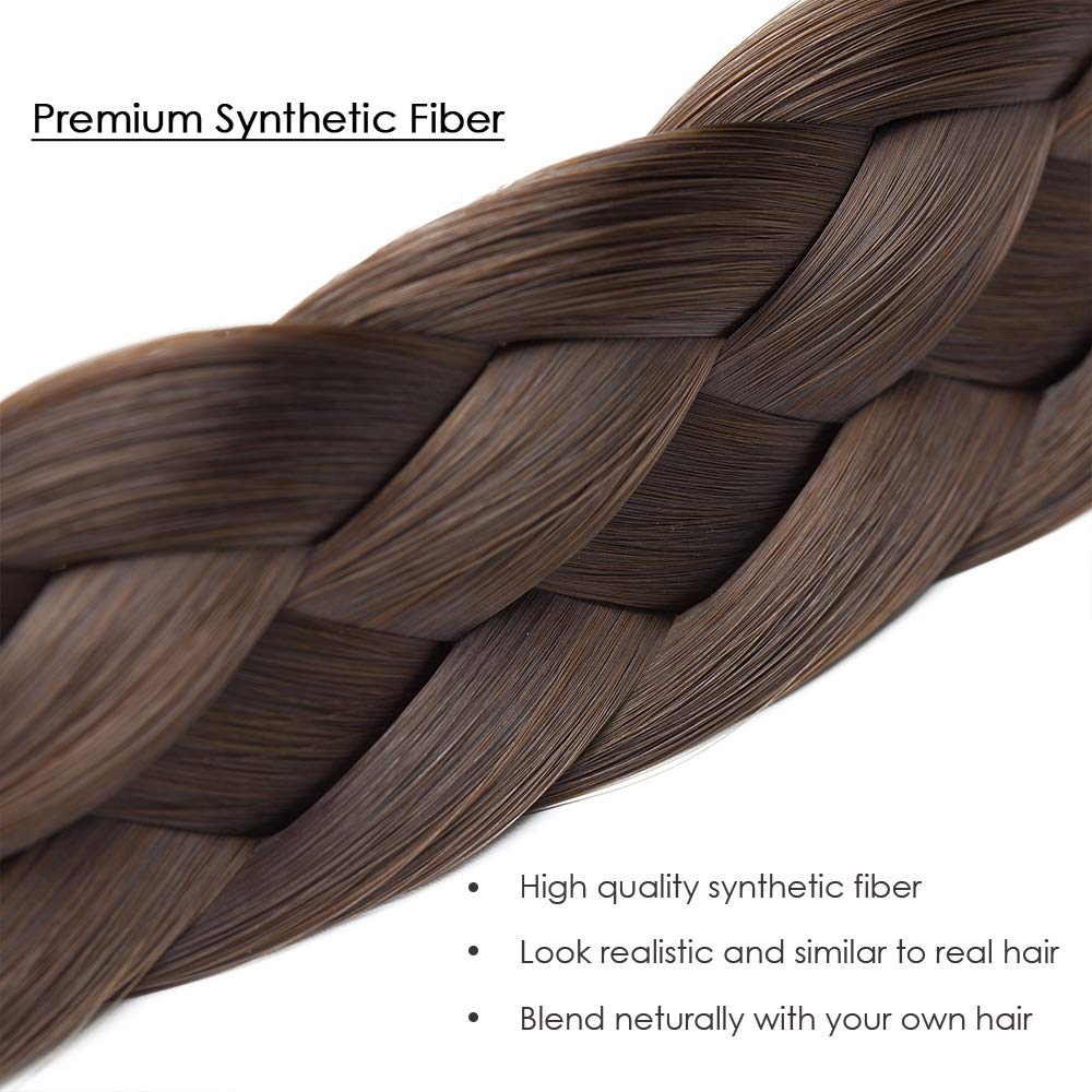 Close-up of Hairro braid texture showing premium synthetic fibers.