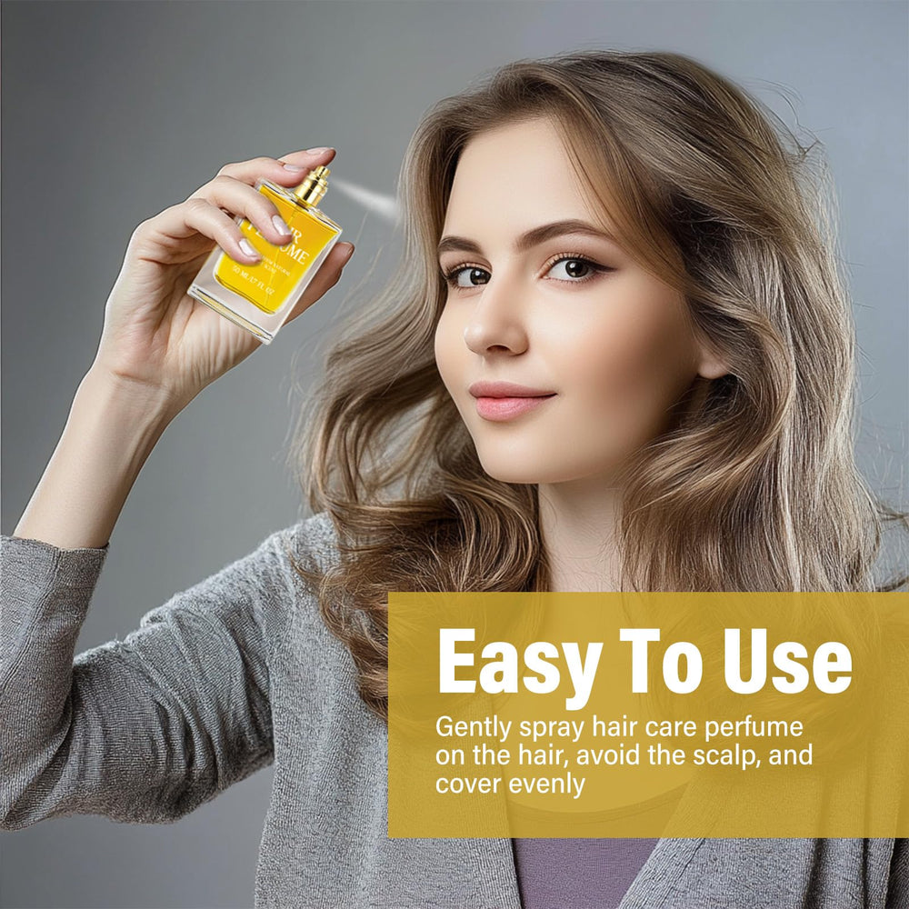 Hajoyful Hair Perfume lemon grass blend on packaging.
