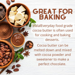 HalalEveryDay cocoa butter applied to skin during massage for deep hydration