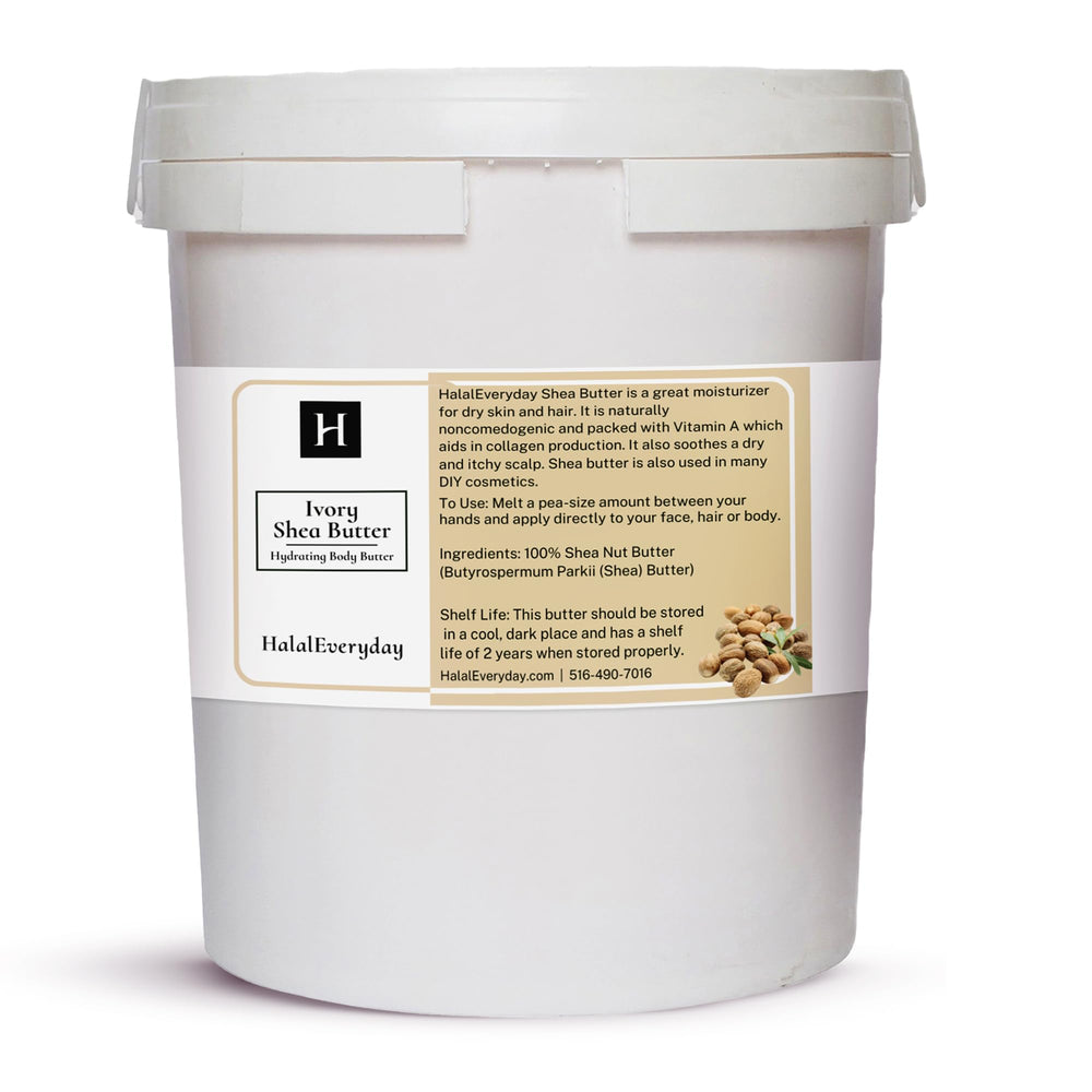 HalalEveryDay Ghana-sourced unrefined shea butter for face and body.