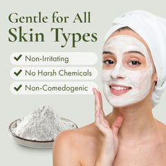 HalalEveryday White Kaolin Clay Powder spa-quality detox feel for skin