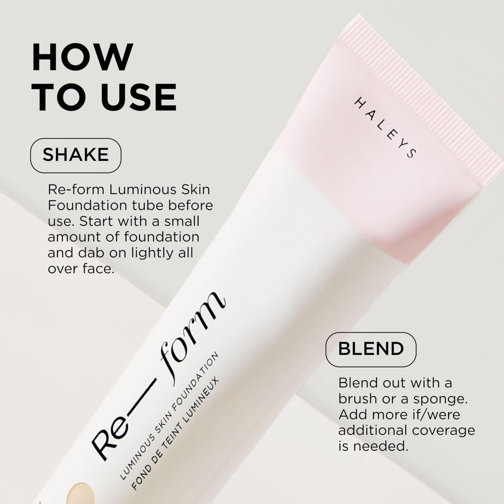 HALEYS Re-form oil-free texture feels breathable and comfortable