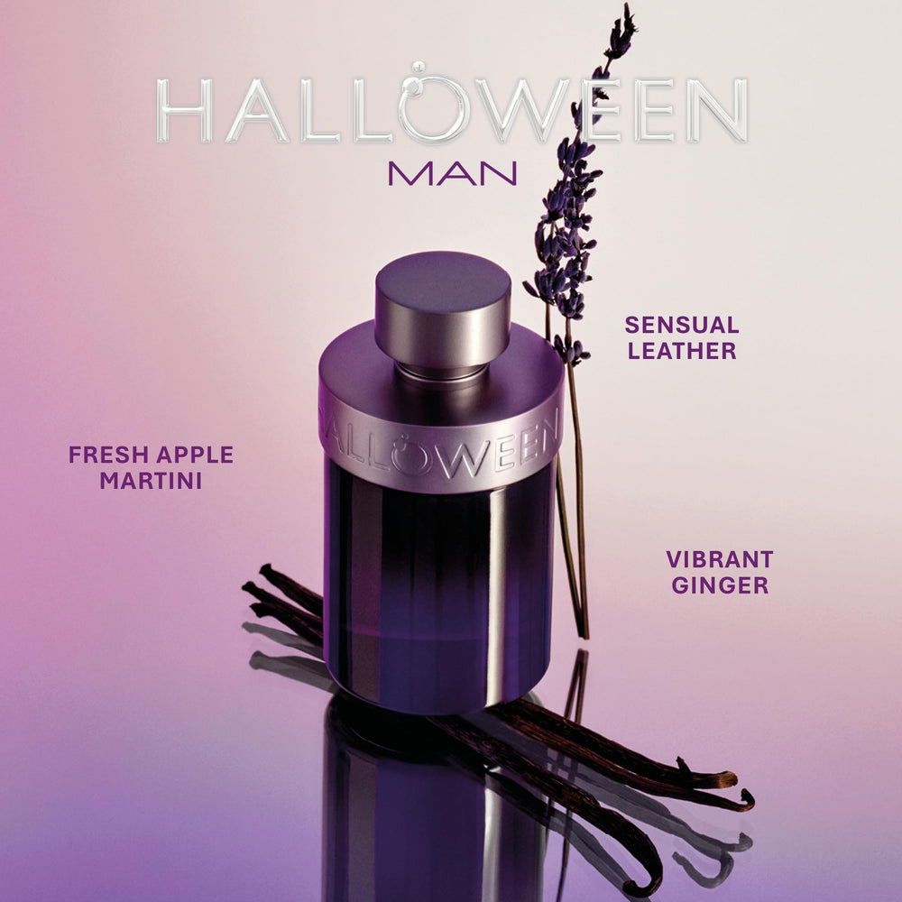 Halloween Man Eau de Toilette packaging box designed for upscale gifting and display.
