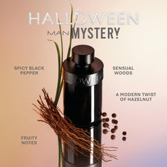 Halloween Man Mystery cap detail with luxe finish signaling sophistication
