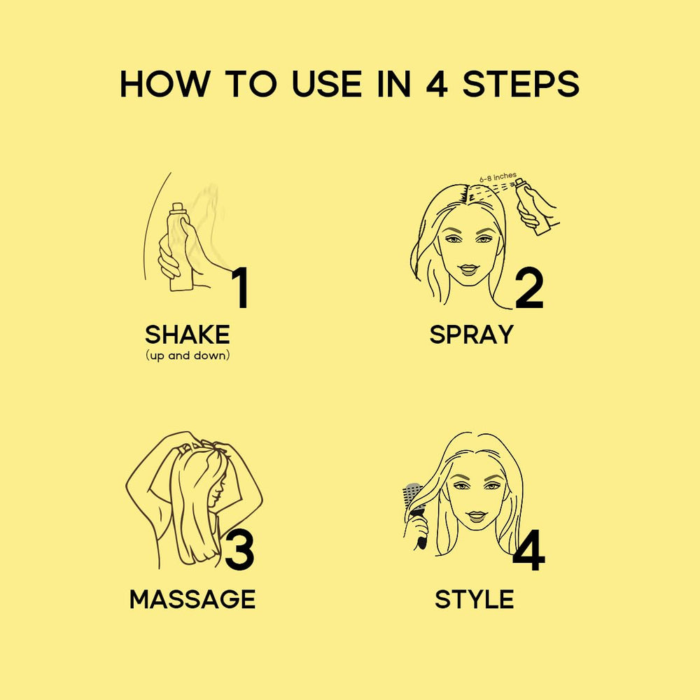 HALOVIDA botanical blend soothes scalp after application.